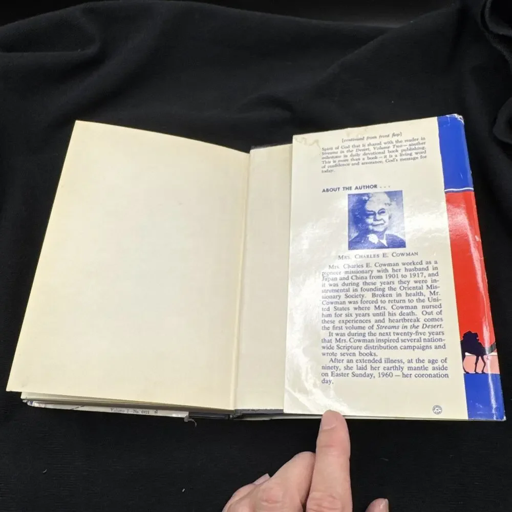 Streams in the Desert by Mrs. Charles E. Cowman 2nd Printing 1966 Devotional